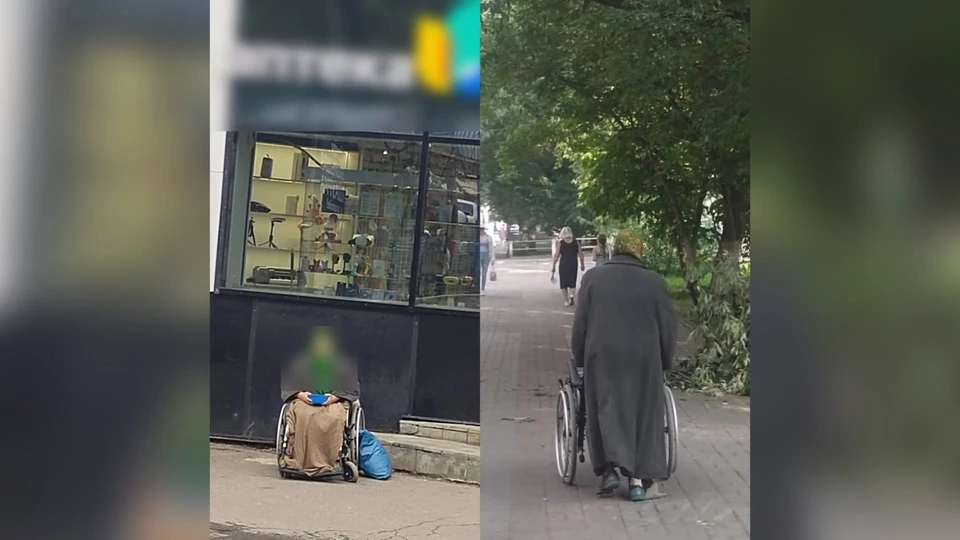 В Томске местные жители заметили лжеколясочницу возле Фрунзенского рынка. Фото: "Черный список Томска"