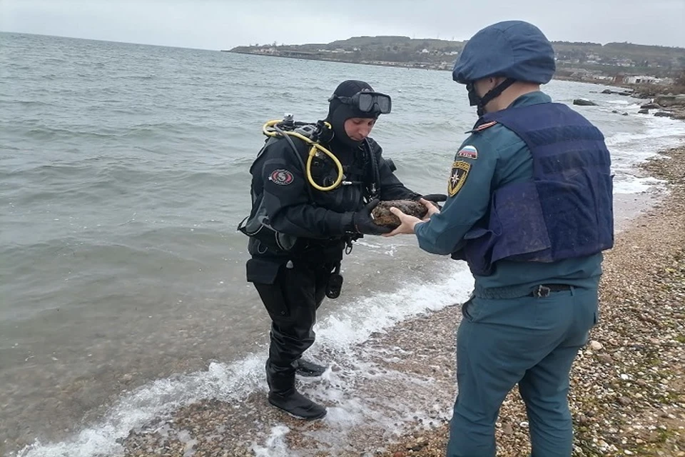 Взрывоопасные находки времен ВОВ не редки в Крыму. Фото: МЧС по РК