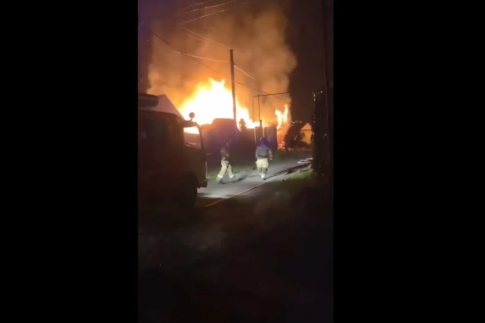 В поселке Мостовая в Ульяновске 15 августа сгорел дом