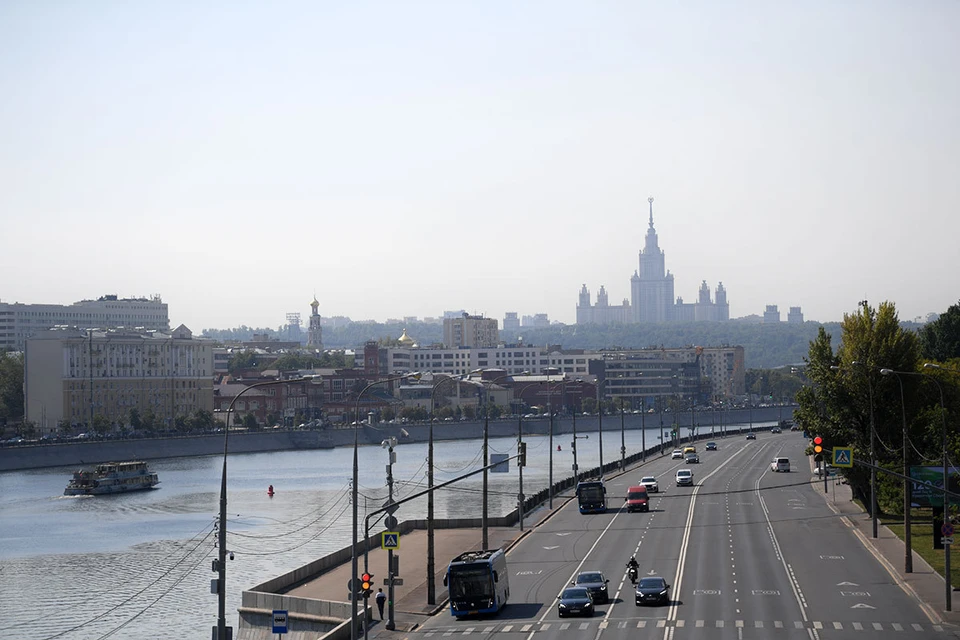 В Москве дымка и запах гари появились 17 августа