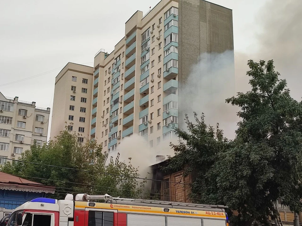Возгорание произошло на улице Самарской, 235