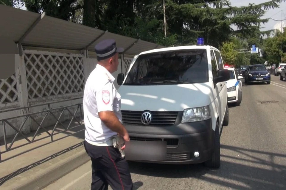 Водителя привлекли к административной ответственности Фото: https://t.me/gibddsochi