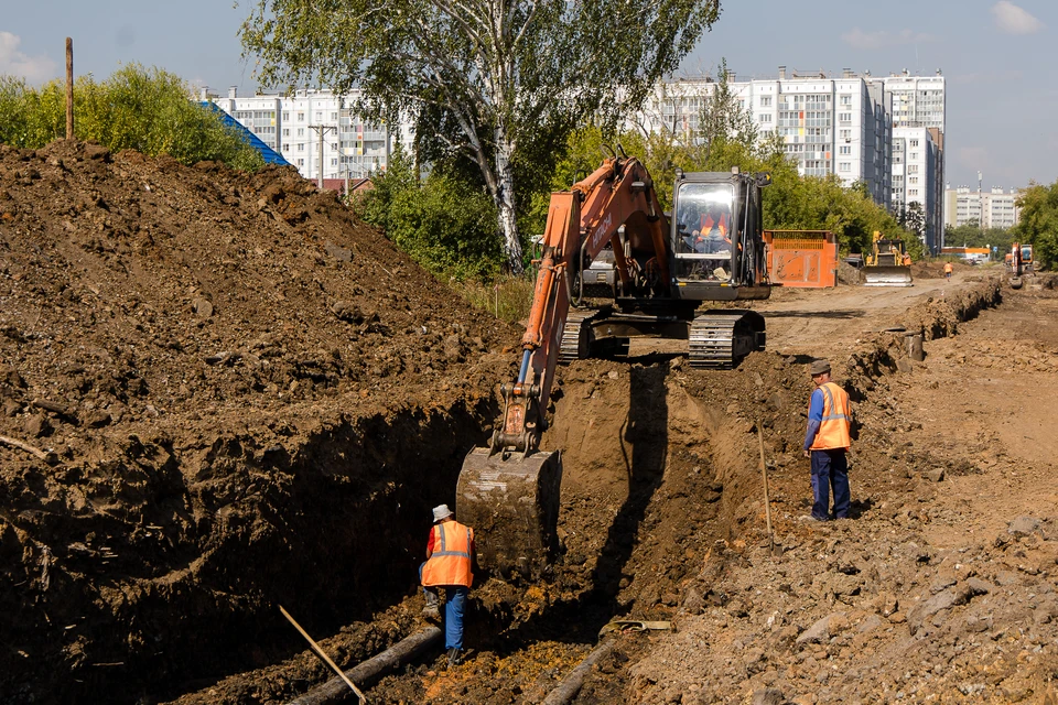 Подрядчик развернул полномасштабное строительство на улице Агалакова