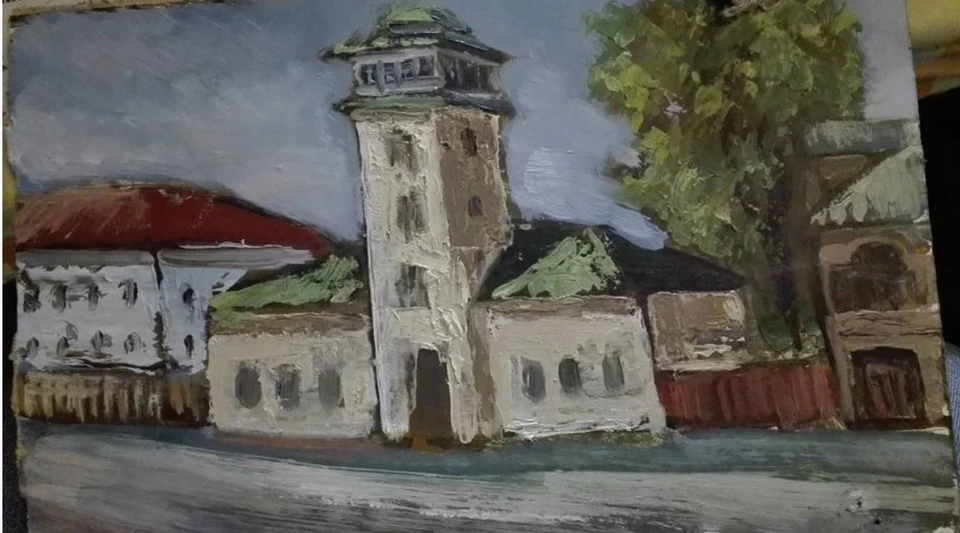 Вологда, улица Чернышевского. Гоша Николаев. Холст, масло.