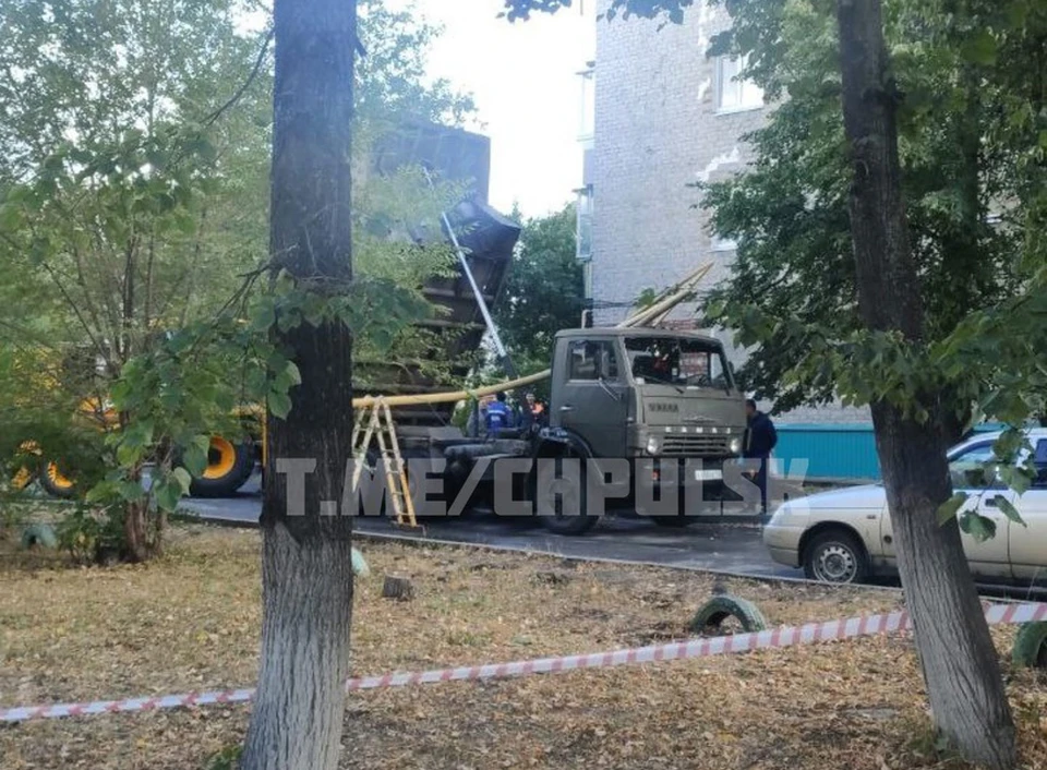 Стали известны подробности ЧП на проспекте Гая в Ульяновске, где КАМАЗ снес газовую трубу