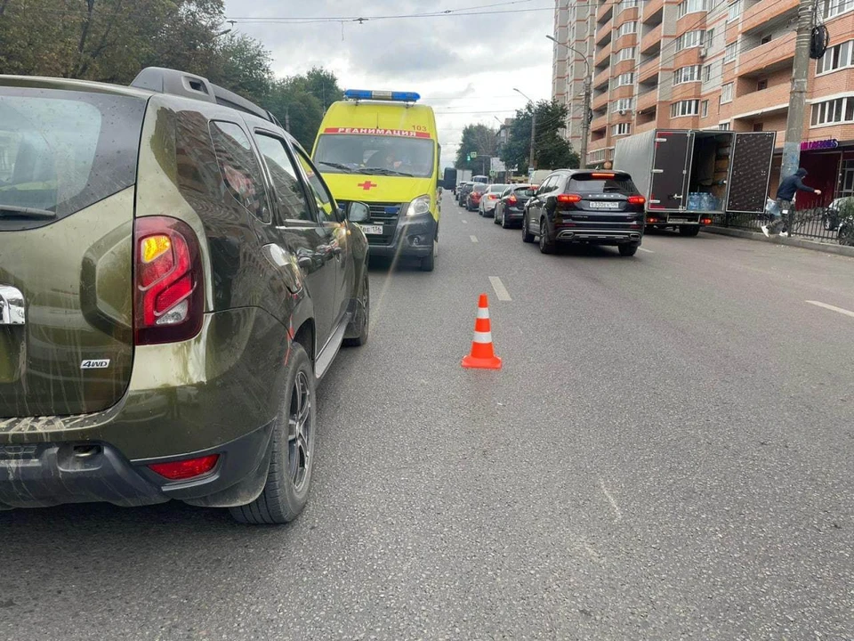 Авария произошла на улице 9 Января