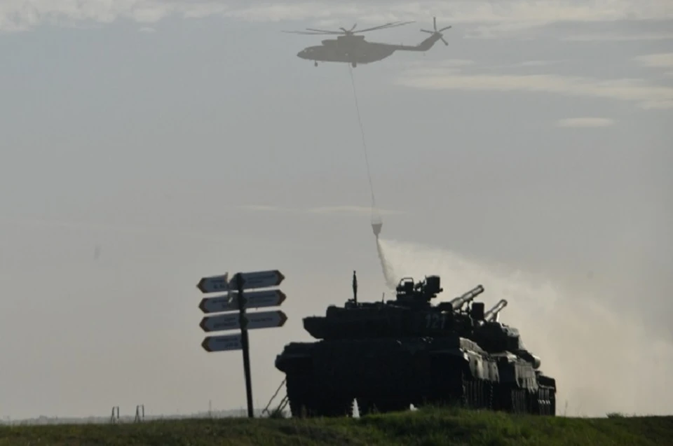 В учениях задействуют военную технику