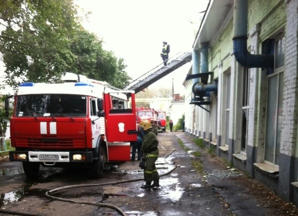 Пожар тушили 58 спасателей
