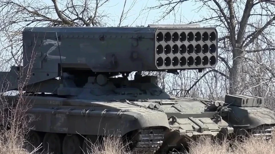 Российские военные сравнили ТОС «Солнцепек» со снайперской винтовкой Фото: кадр из видео