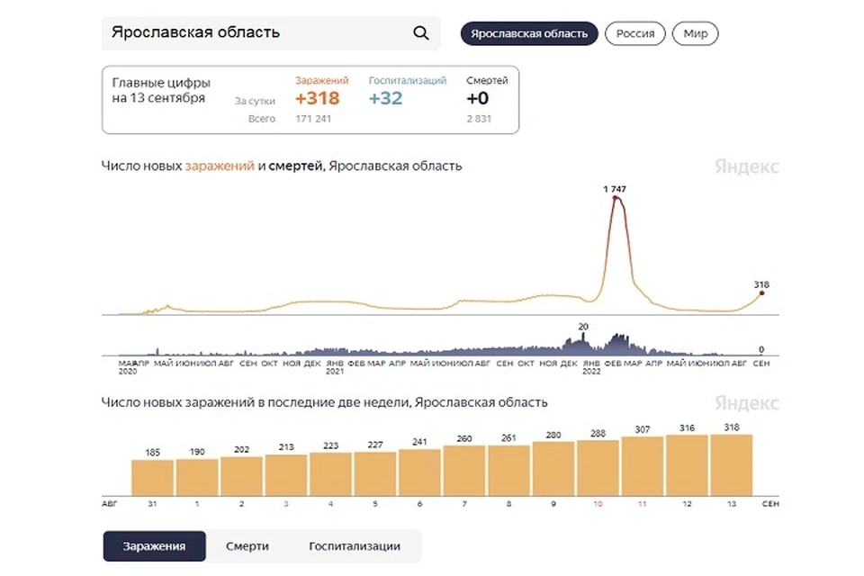 Скриншот Яндекс.Статистика