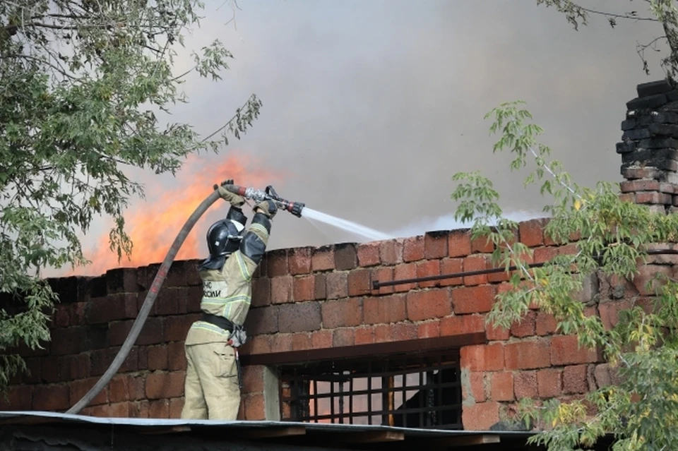 В ликвидации возгорания участвовали 10 пожарных.