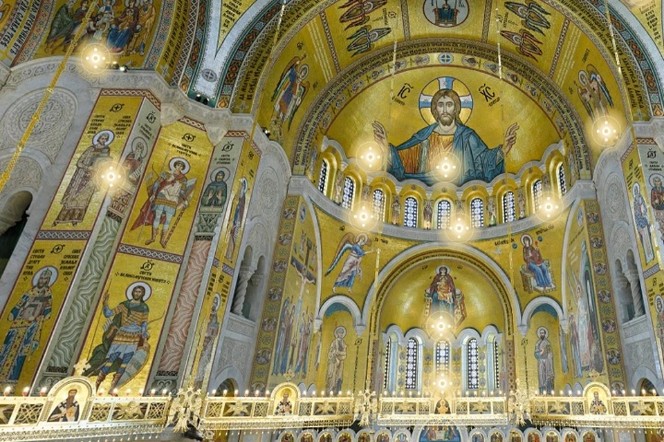 «Гигарама» оживила историю уникальной мозаики храма Святого Саввы. Фото: © svetogsave.com