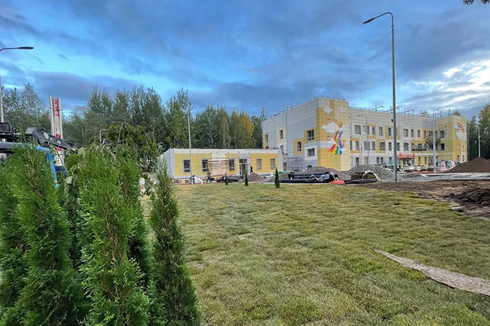 В Кимрах завершается строительство детской поликлиники №1