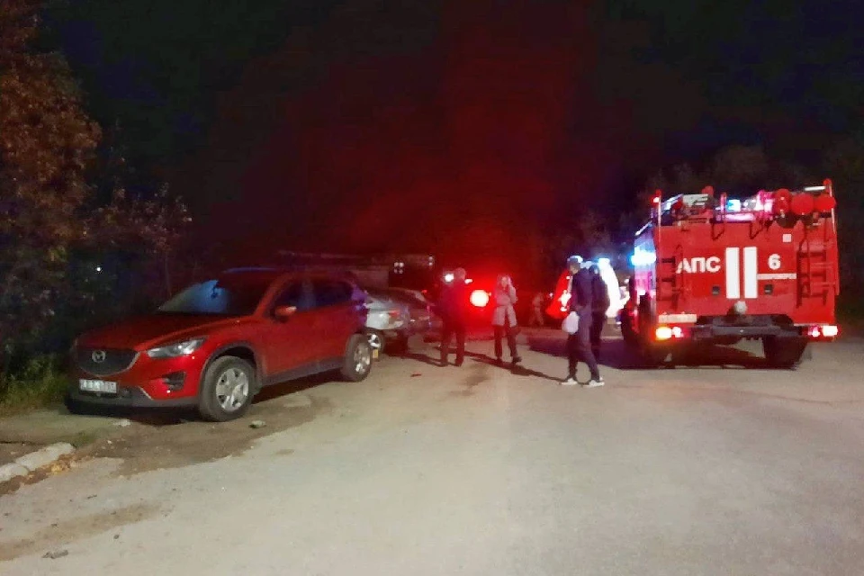 В ДТП пострадал водитель и пассажир автомобиля Hyundai. Фото: vk.com/mchs_murmansk