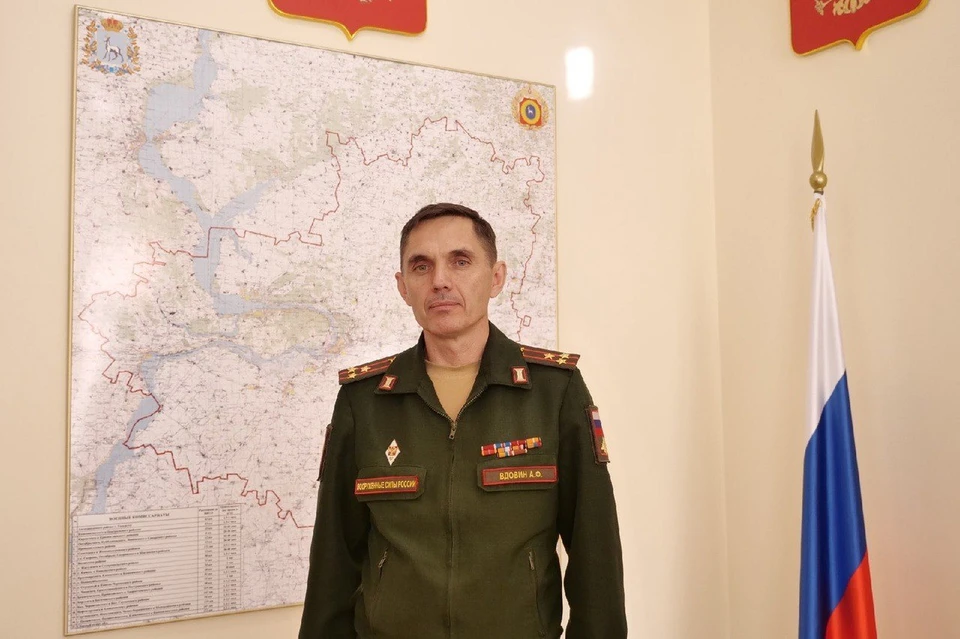 Военком Самарской области Алексей Вдовин рассказал о частичной мобилизации