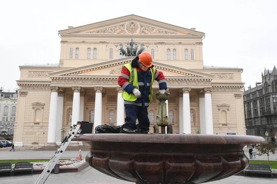 Сезон работы фонтанов завершится в Москве 1 октября