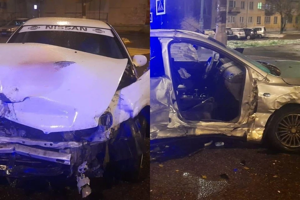 Пассажирка Ford Focus пострадала при столкновении с Nissan Bluebird в Ангарске