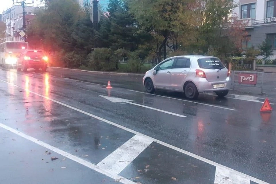 Пьяный водитель сбил двух пешеходов в Хабаровске