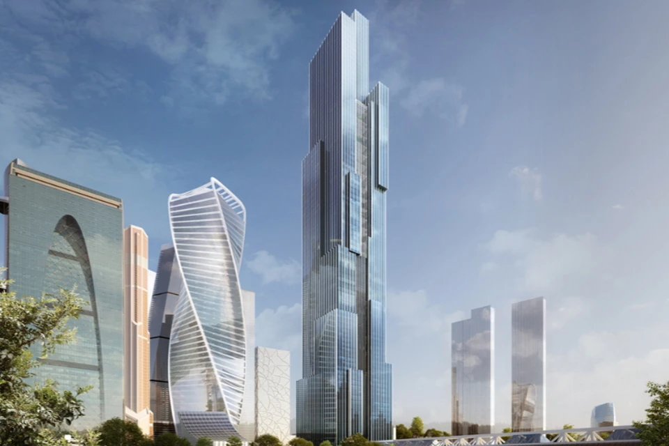 В Москва-Сити в 2030 году достоят 400-метровый небоскреб. Фото:«Галс-девелопмент»