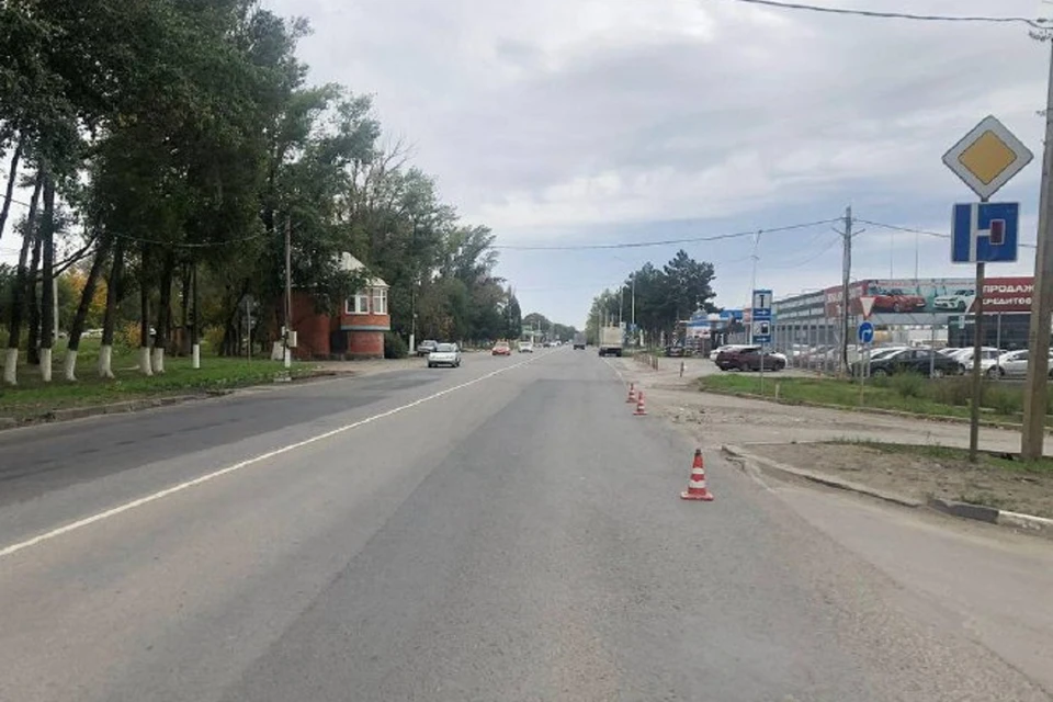 Тело сбитого насмерть пешехода обнаружили на Южном подъезде к Новочеркасску. Фото: ГИБДД по РО.