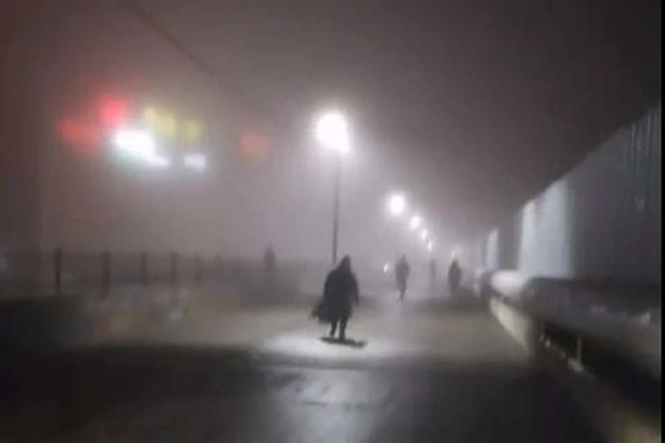 Скриншот видео из паблика "Инцидент Барнаул" во "Вконтакте"