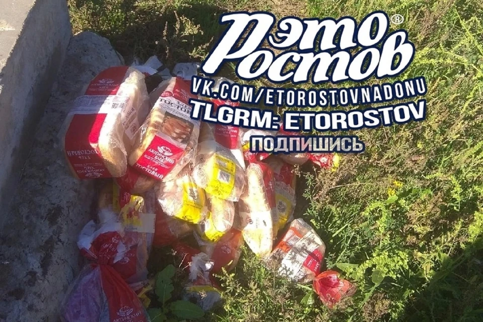 Ростовчане назвали варварством выброшенный на одной из улиц хлеб. Фото: "Это Ростов".