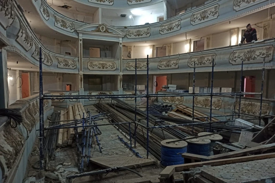 Реконструкция ТЮЗа в Рязани приоткрыла некоторые тайны.