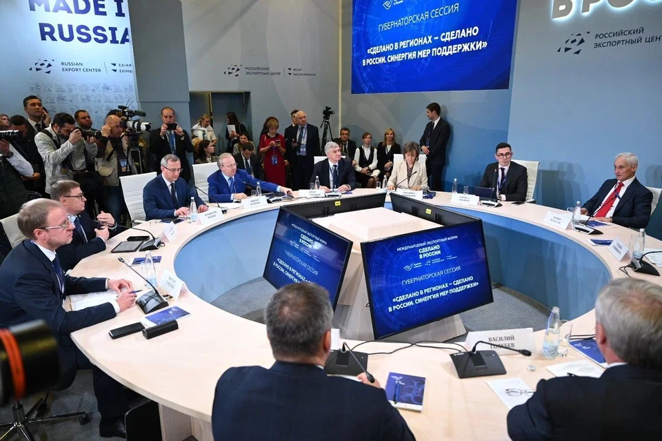 Андрей Назаров поделился опытом поддержки экспорта на форуме «Сделано в России – 2022». Фото: пресс-служба правительства Башкирии