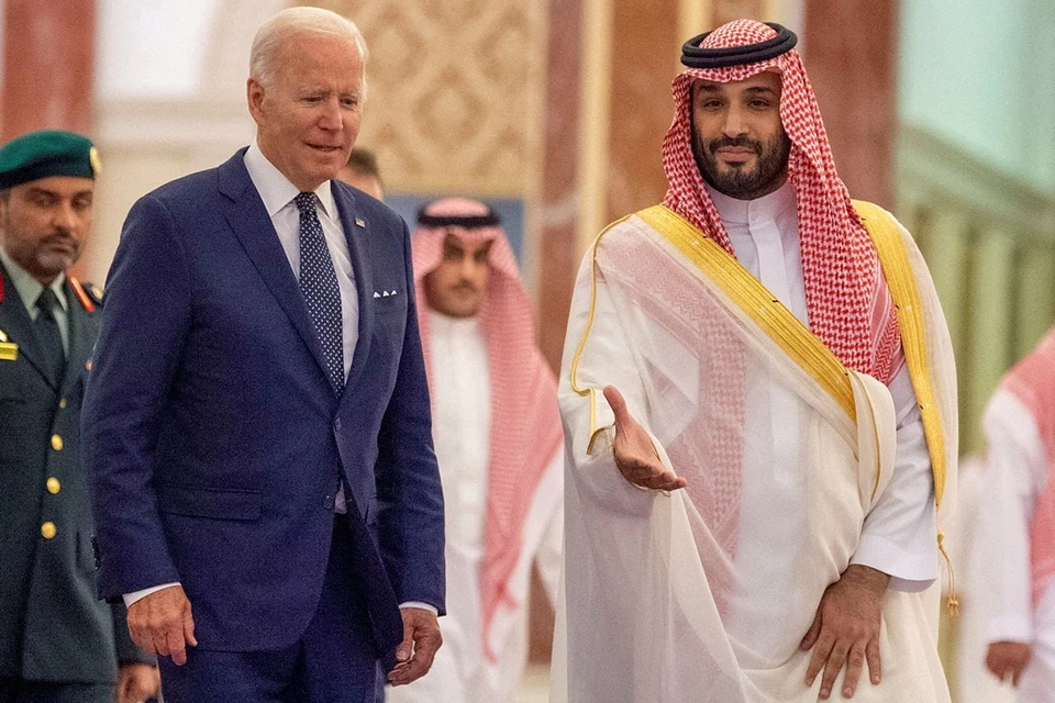 In mid-July, the American president flew to visit Saudi Arabia and greeted Prince Mohammed with fists.