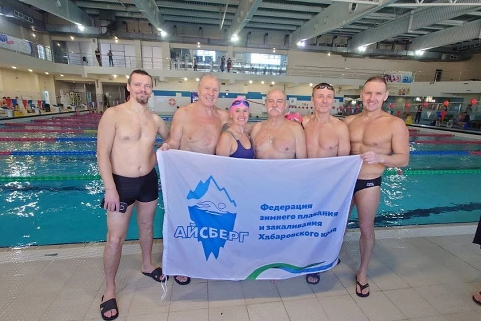 Спортсмены готовятся к следующим соревнованиям Фото: федерацияя зимнего плавания Хабаровского края «Айсберг»