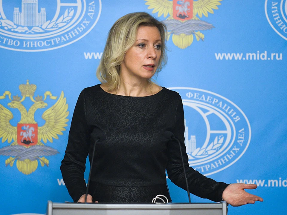 The official representative of the Russian Foreign Ministry, Maria Zakharova, will talk in detail about the state of emergency at "Nordic streams" and the participation of the British military in them.  PHOTO: Russian Foreign Ministry