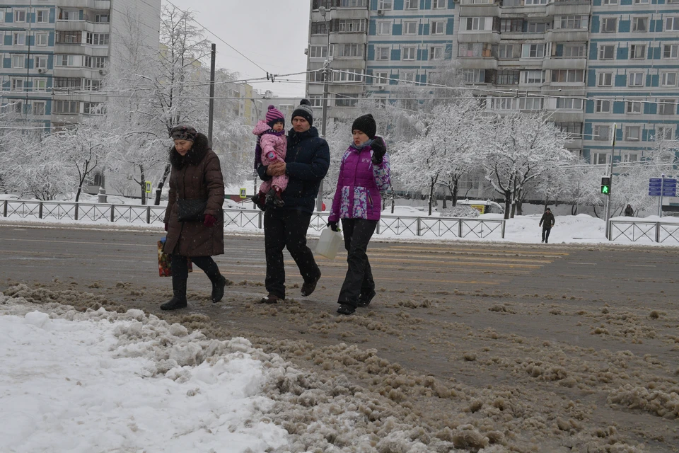 В Ульяновске прогнозируют мокрый снег