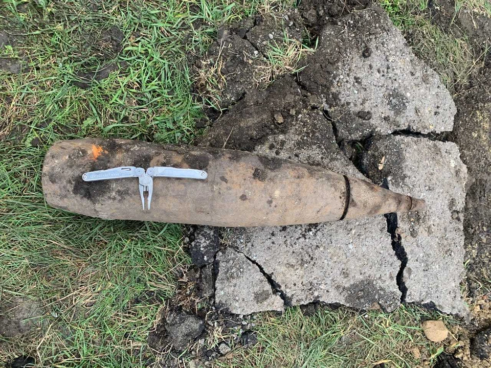 Боеприпас нашли в Рассказово