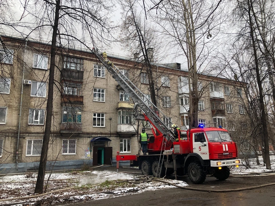В МЧС рассказали подробности пожара на улице Салтыкова-Щедрина в Томске.
