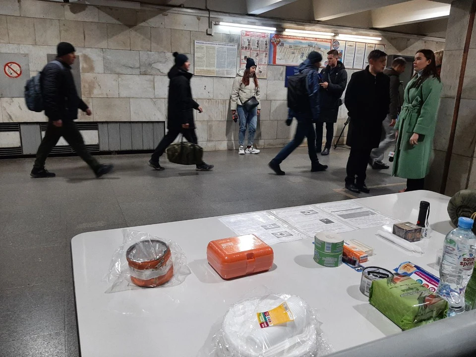В Волгограде устроили учения в подземке СТ.