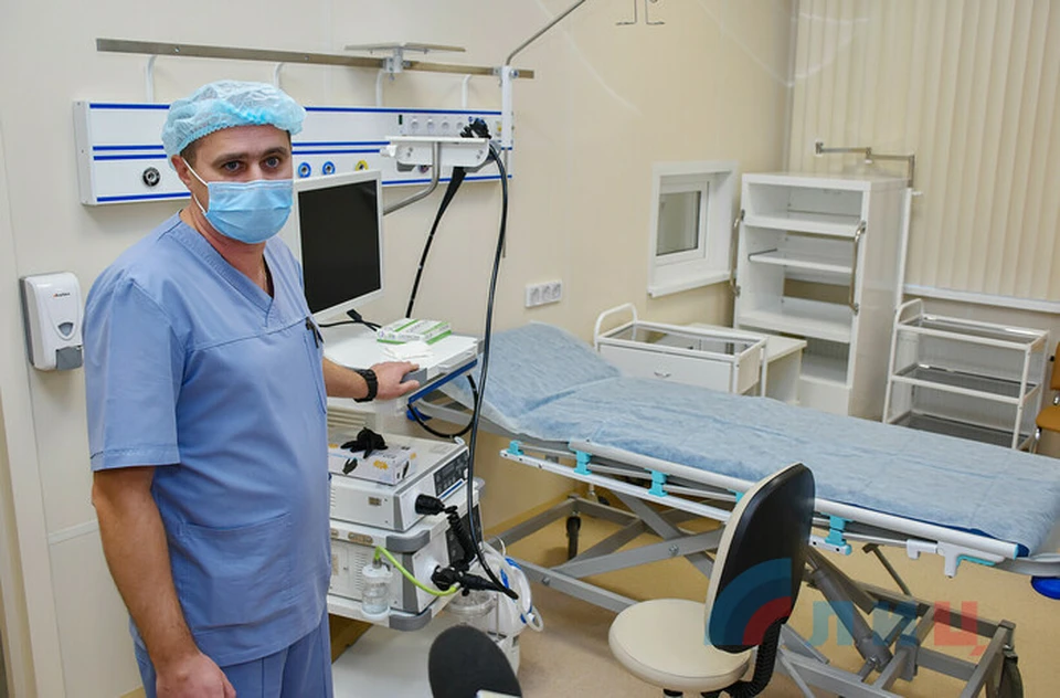 Возведенный Военстроем России многофункциональный медцентр в Луганске начал прием пациентов