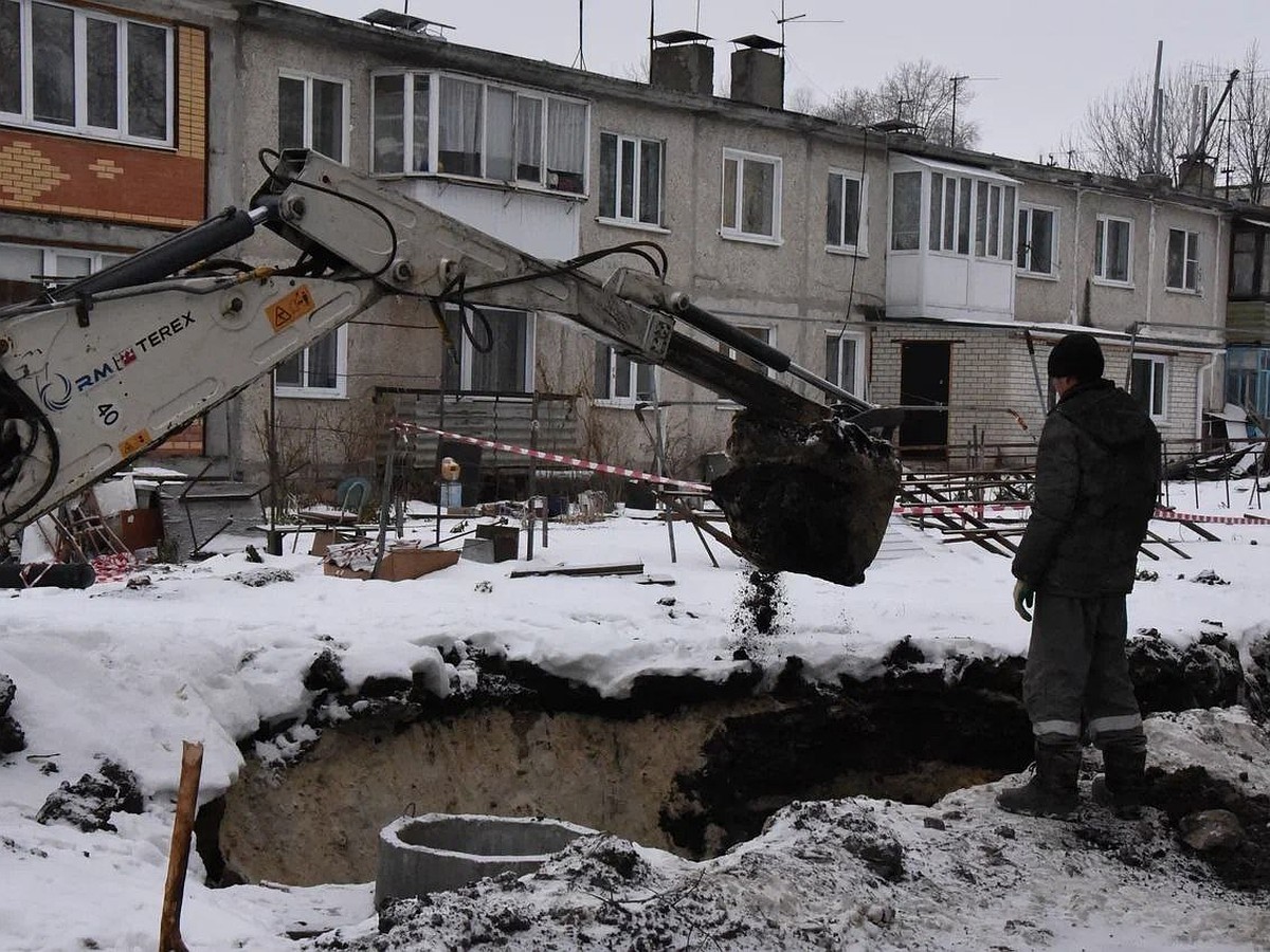 В ульяновском посёлке Пригородный продолжают строить канализацию - KP.RU