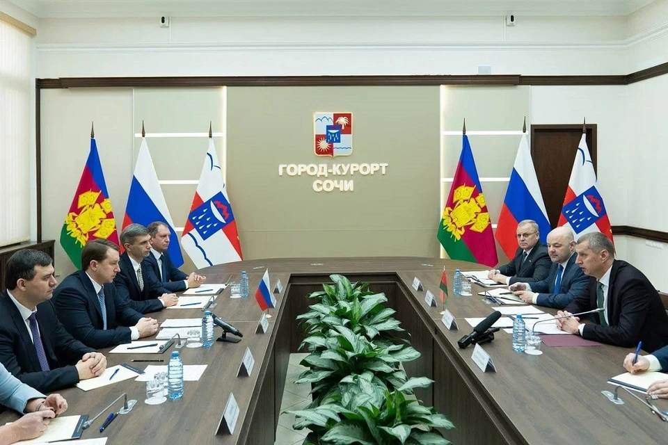 Встреча состоялась в рамках визита премьер-министра Республики. Фото: администрация Сочи