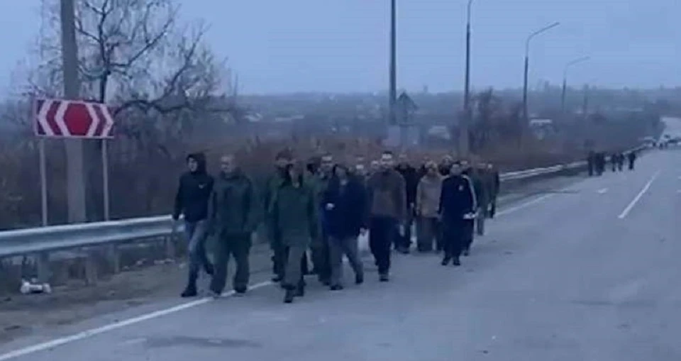Возвращение российских пленных бойцов на родину. Фото: saraliev/Телеграм