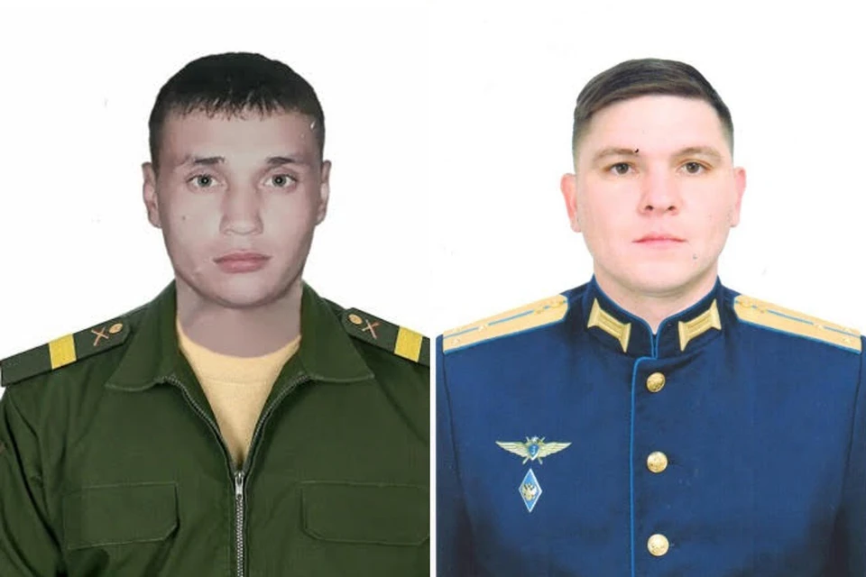 Старший сержант Денис ВЕРХОТУРОВ и Старший лейтенант Петр КАШТАНОВ