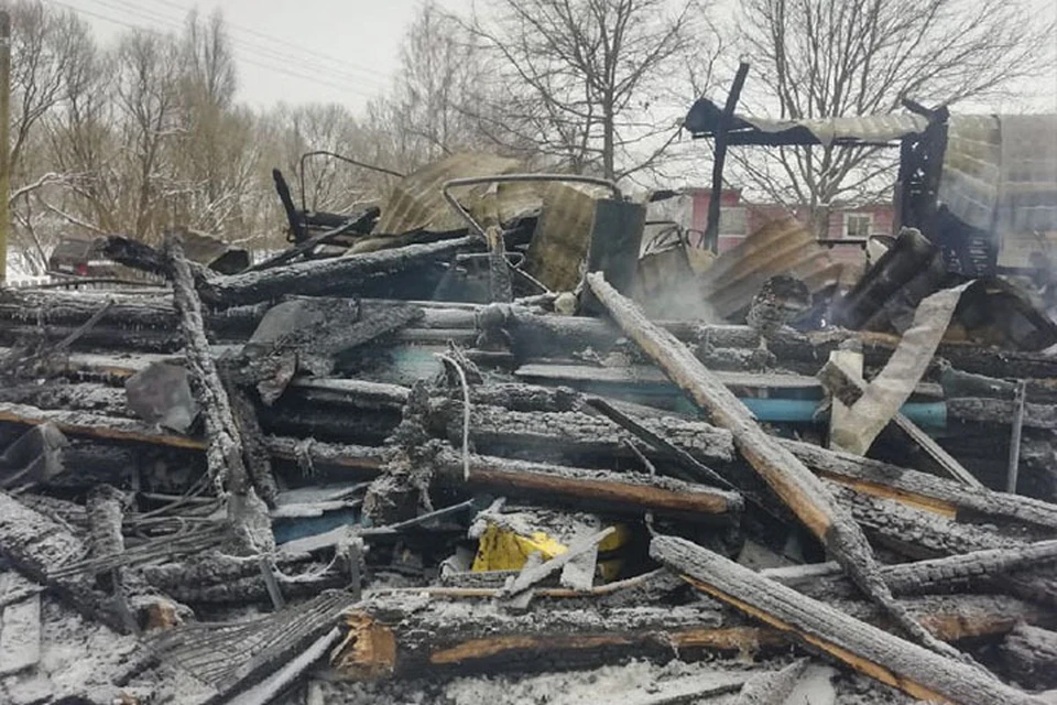 Женщина погибла при пожаре в жилом доме Фото: СУ СК РФ по Тверской области