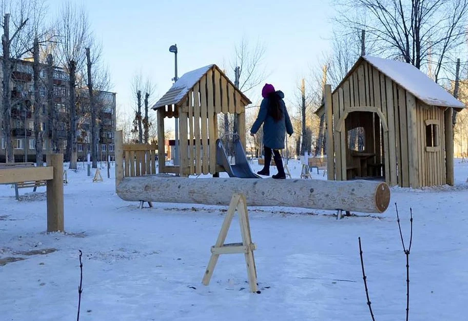 В Ясном появился первый городской парк. Фото - Центр развития архитектуры и городской среды Оренбургской области