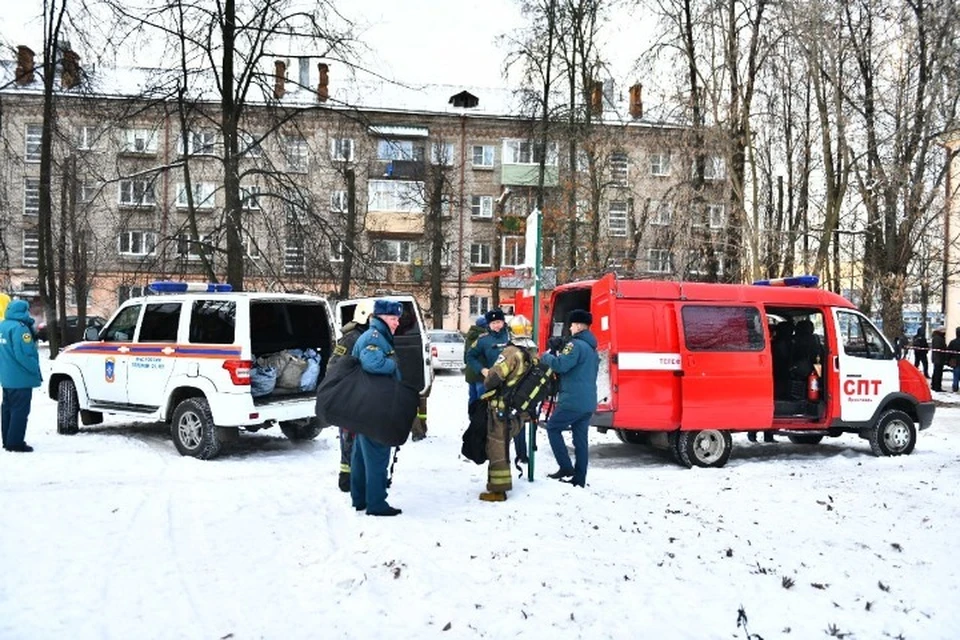 В доме на улице Кузнецова в Ярославле. где взорвался бытовой газ, продолжаются работы