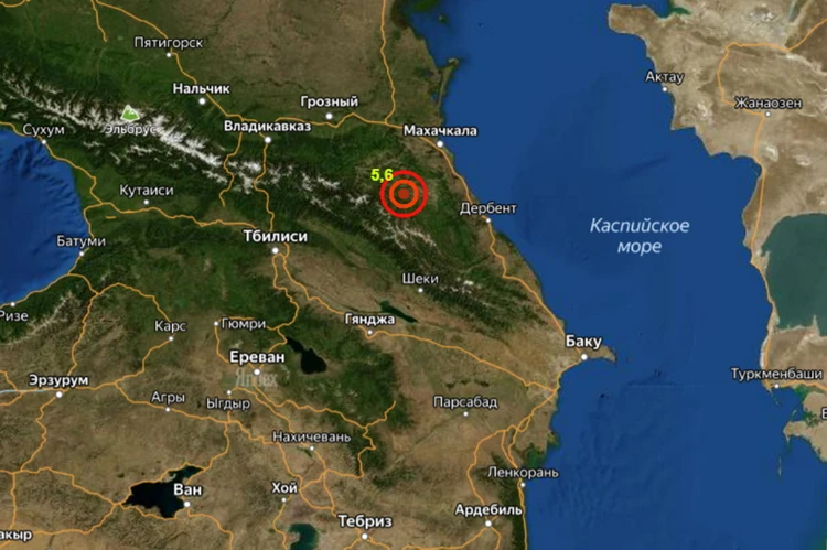 Мощное землетрясение ощутил весь Дагестан 8 декабря