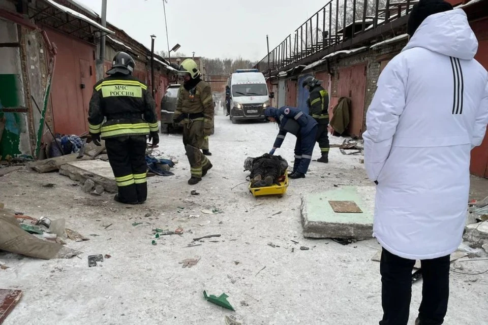 Мужчина погиб при взрыве газа в гаражном кооперативе в Новосибирске.
