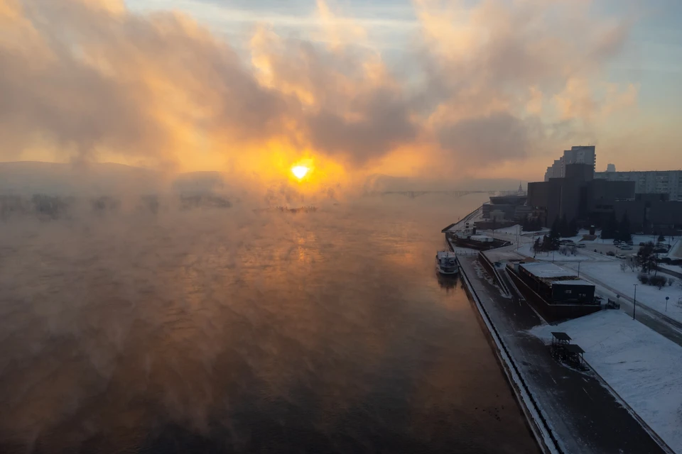 На выходных в Красноярске будет морозно