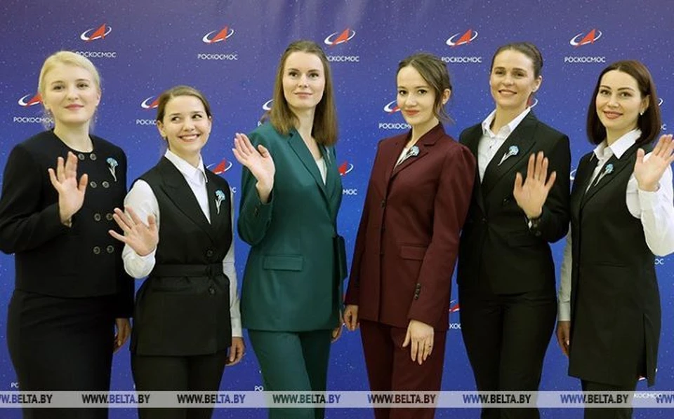 Одна из этих шести девушек в ближайшее время полетит в космос. Фото: belta.by