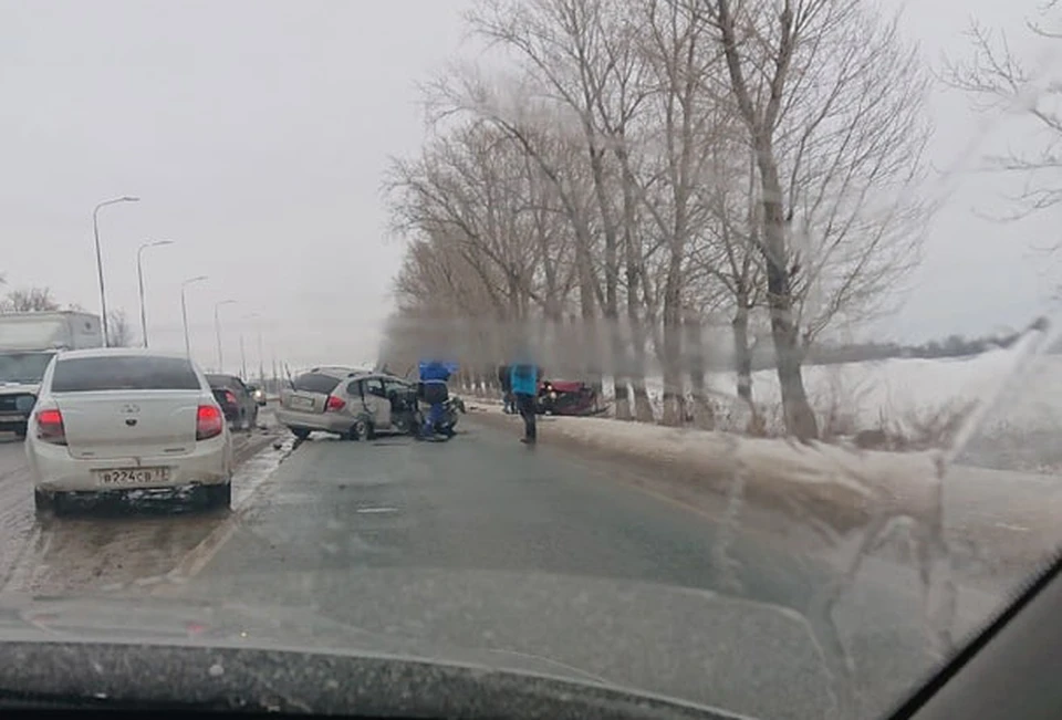 26 декабря 2017. Авария около Ульяновска.