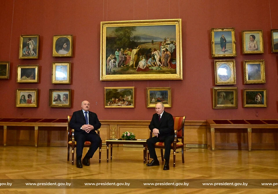 Президенты посетили Русский музей в Санкт-Петербурге. Фото: president.gov.by
