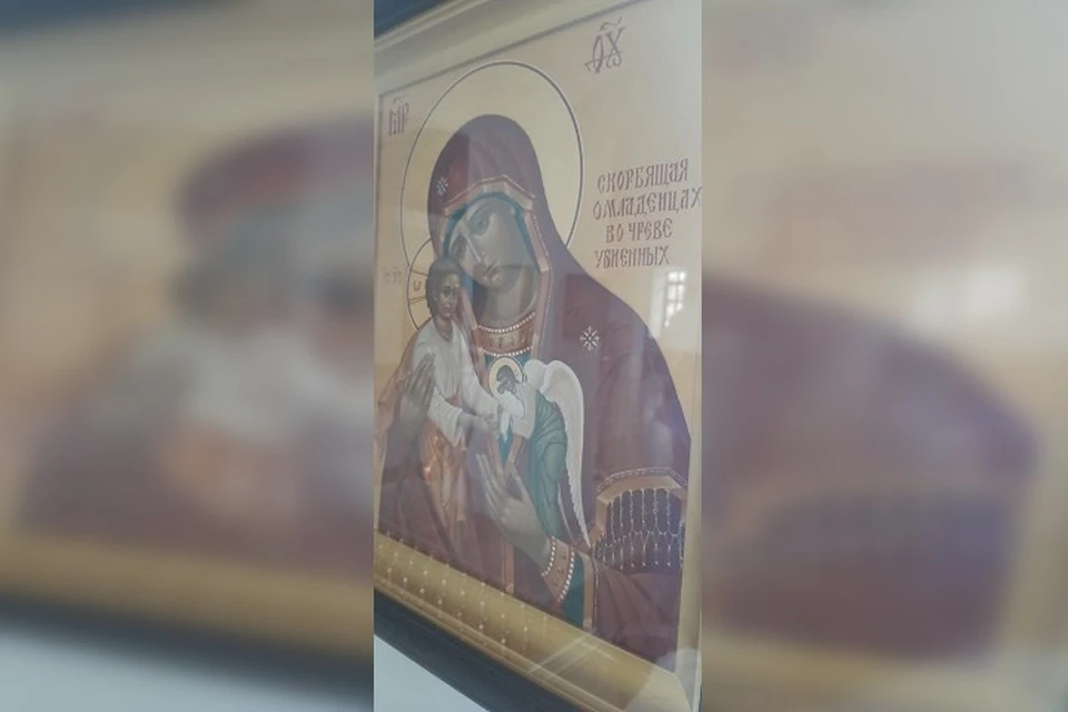 Необычная писаная икона появилась в храме Александра Невского в Хабаровске